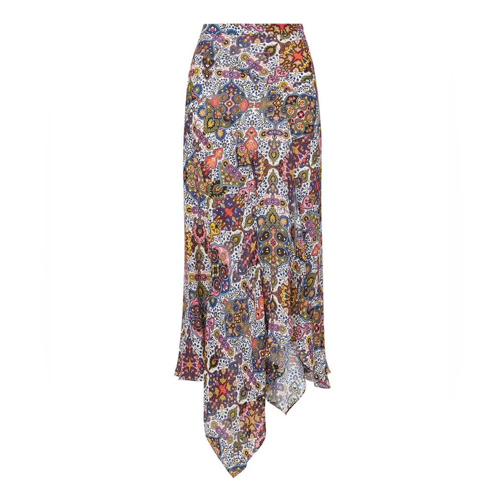 Veronica Beard Max Tapestry-Print Skirt | Size 4 - Picture 4 of 10